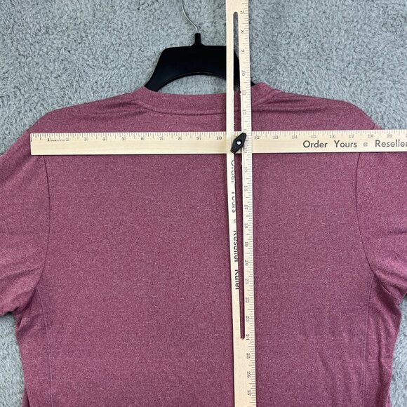 Untuckit T Shirt Mend Medium Light Red Performance Athletic Comfort Tee - Picture 15 of 16
